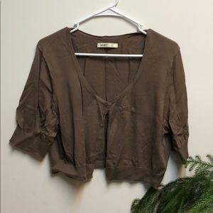Brown mid length sweater